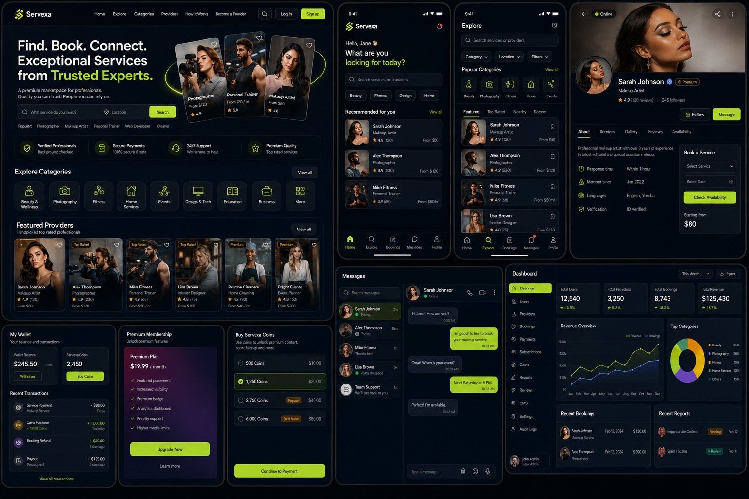 Servexa – Professional Service Marketplace screenshot